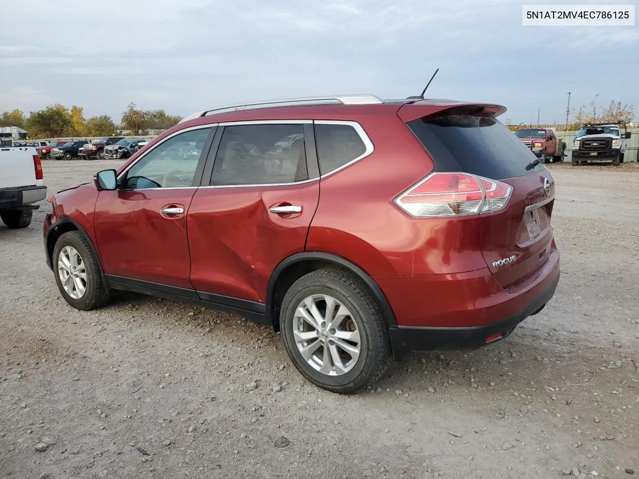 2014 Nissan Rogue S VIN: 5N1AT2MV4EC786125 Lot: 77668984