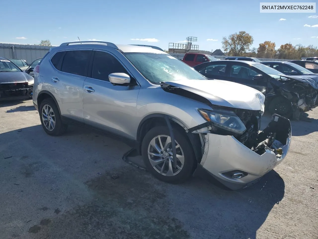 2014 Nissan Rogue S VIN: 5N1AT2MVXEC762248 Lot: 77693184