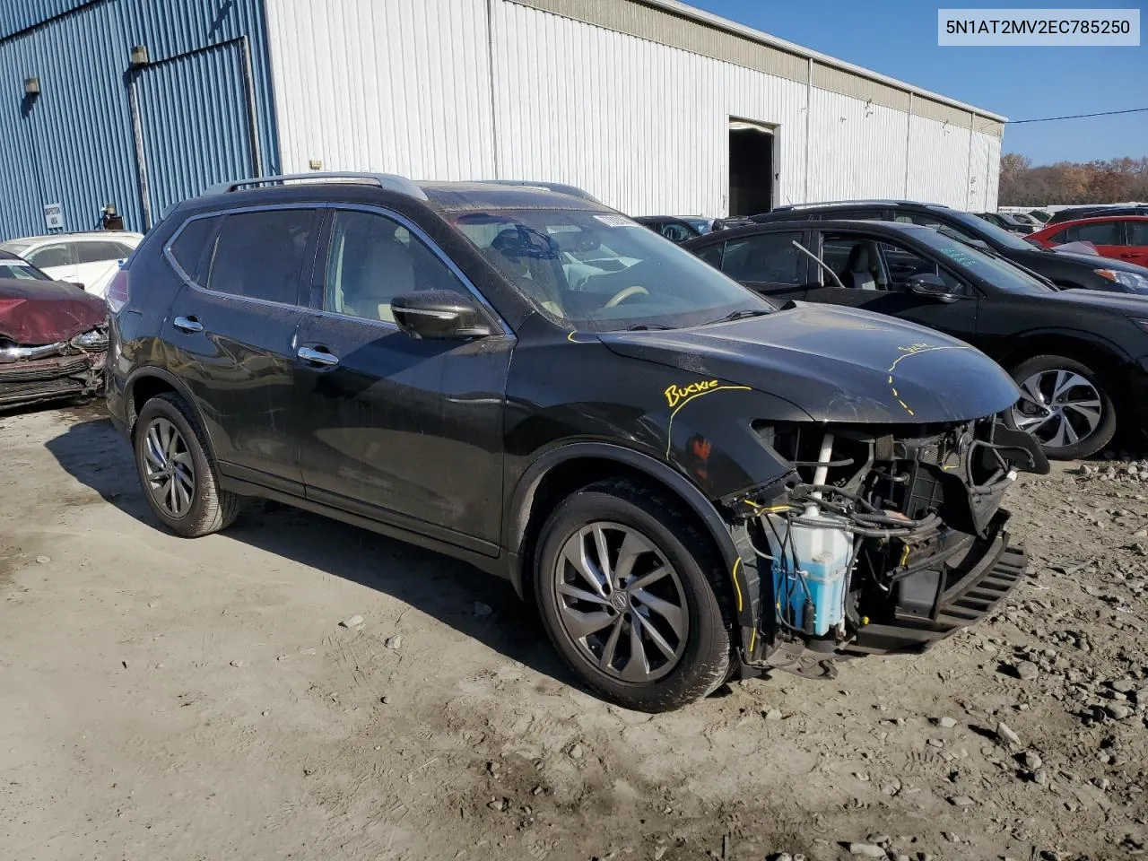 2014 Nissan Rogue S VIN: 5N1AT2MV2EC785250 Lot: 77819194