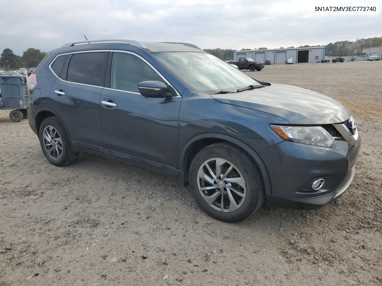 2014 Nissan Rogue S VIN: 5N1AT2MV3EC773740 Lot: 77891394