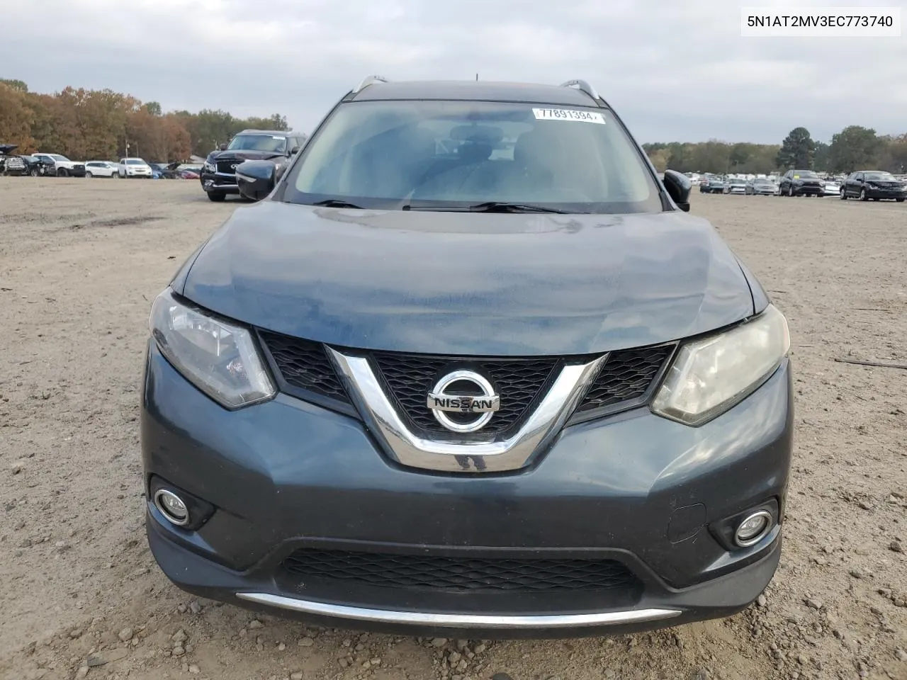 2014 Nissan Rogue S VIN: 5N1AT2MV3EC773740 Lot: 77891394