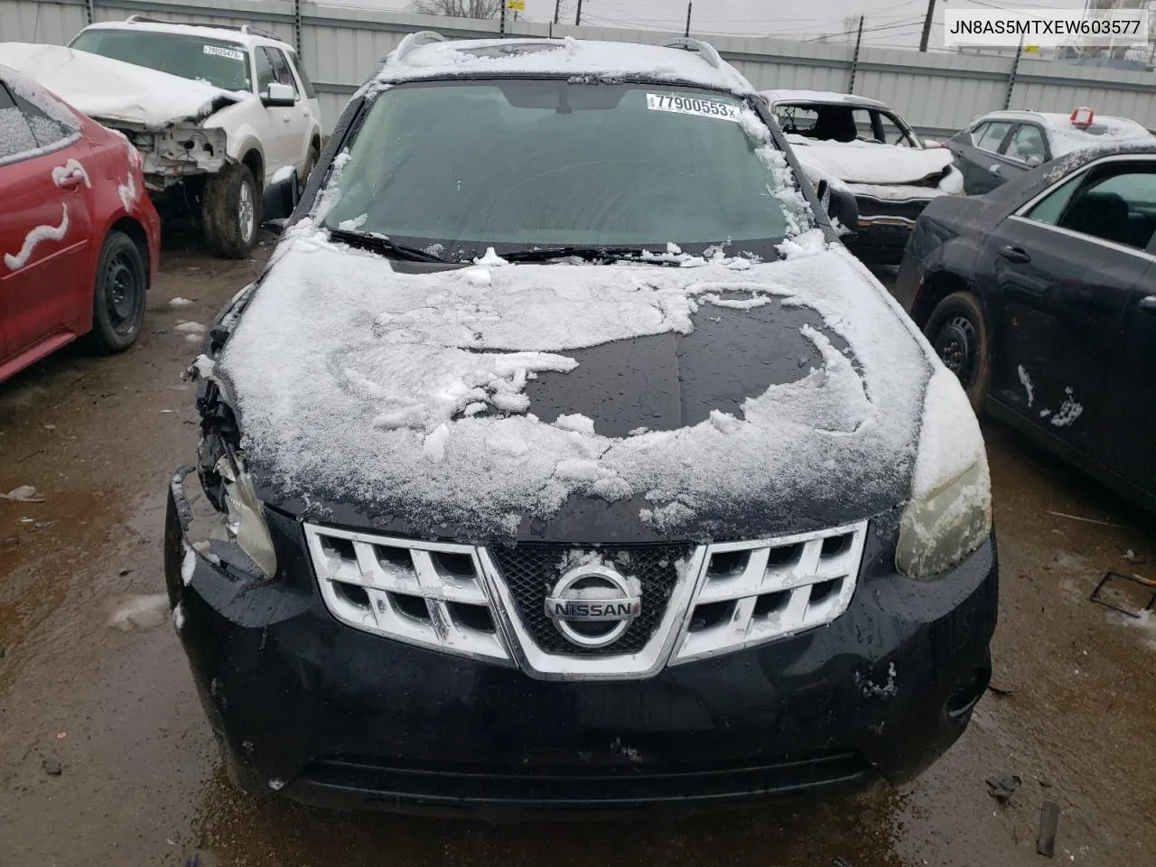 2014 Nissan Rogue Select S VIN: JN8AS5MTXEW603577 Lot: 77900553