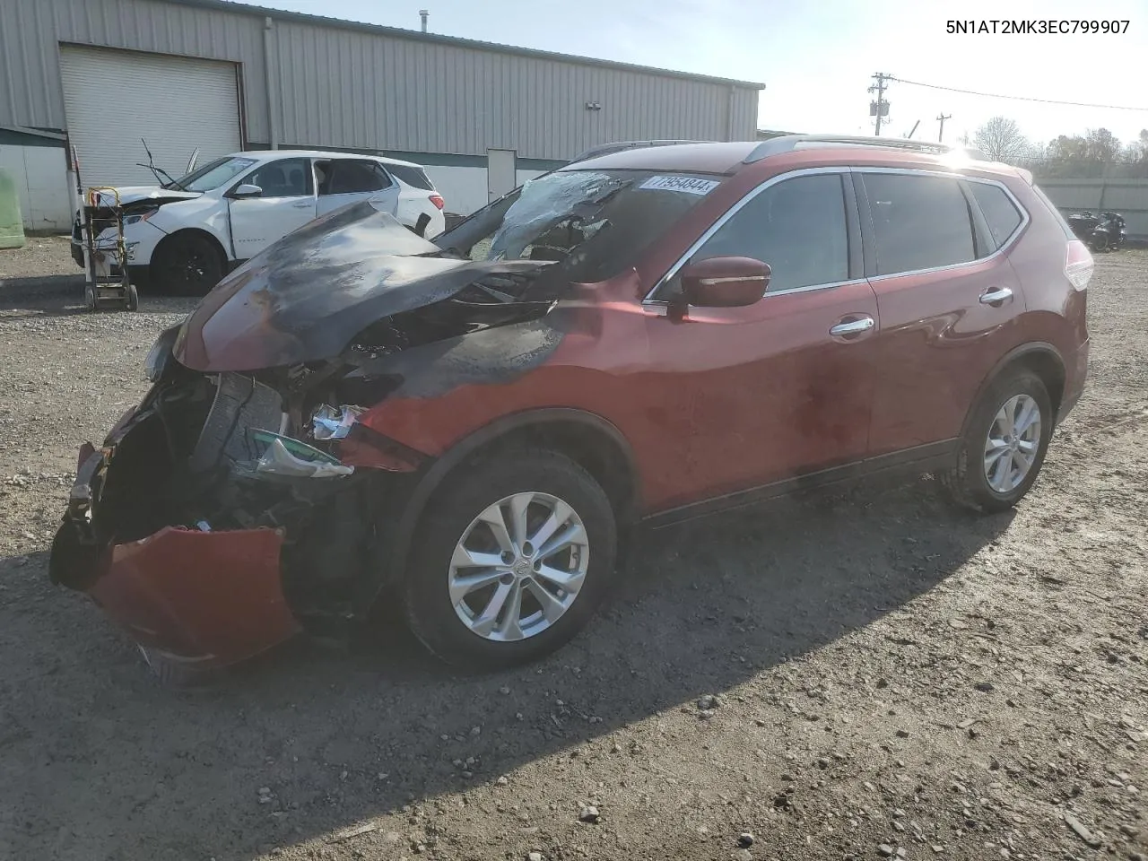 2014 Nissan Rogue S VIN: 5N1AT2MK3EC799907 Lot: 77954844