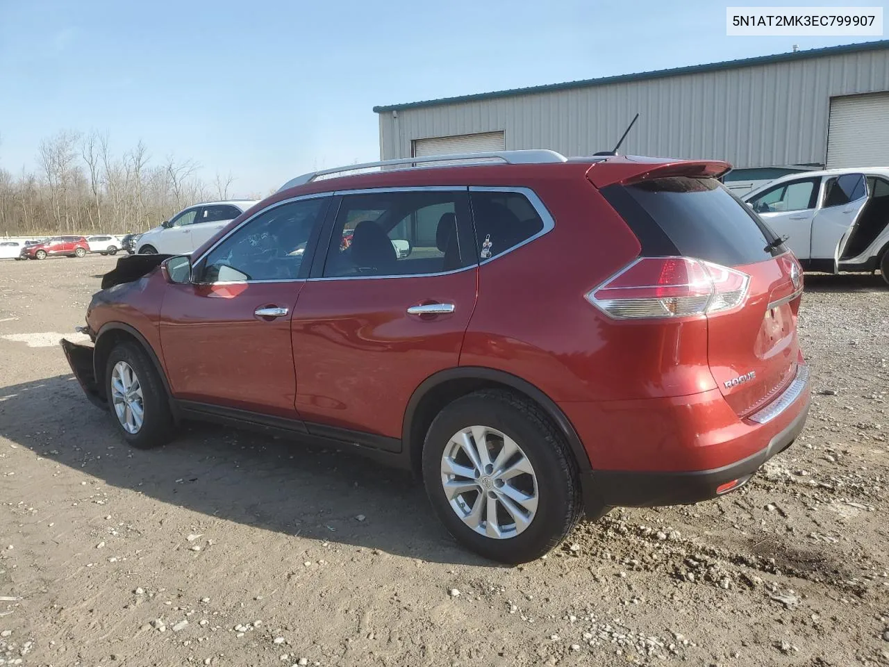 2014 Nissan Rogue S VIN: 5N1AT2MK3EC799907 Lot: 77954844