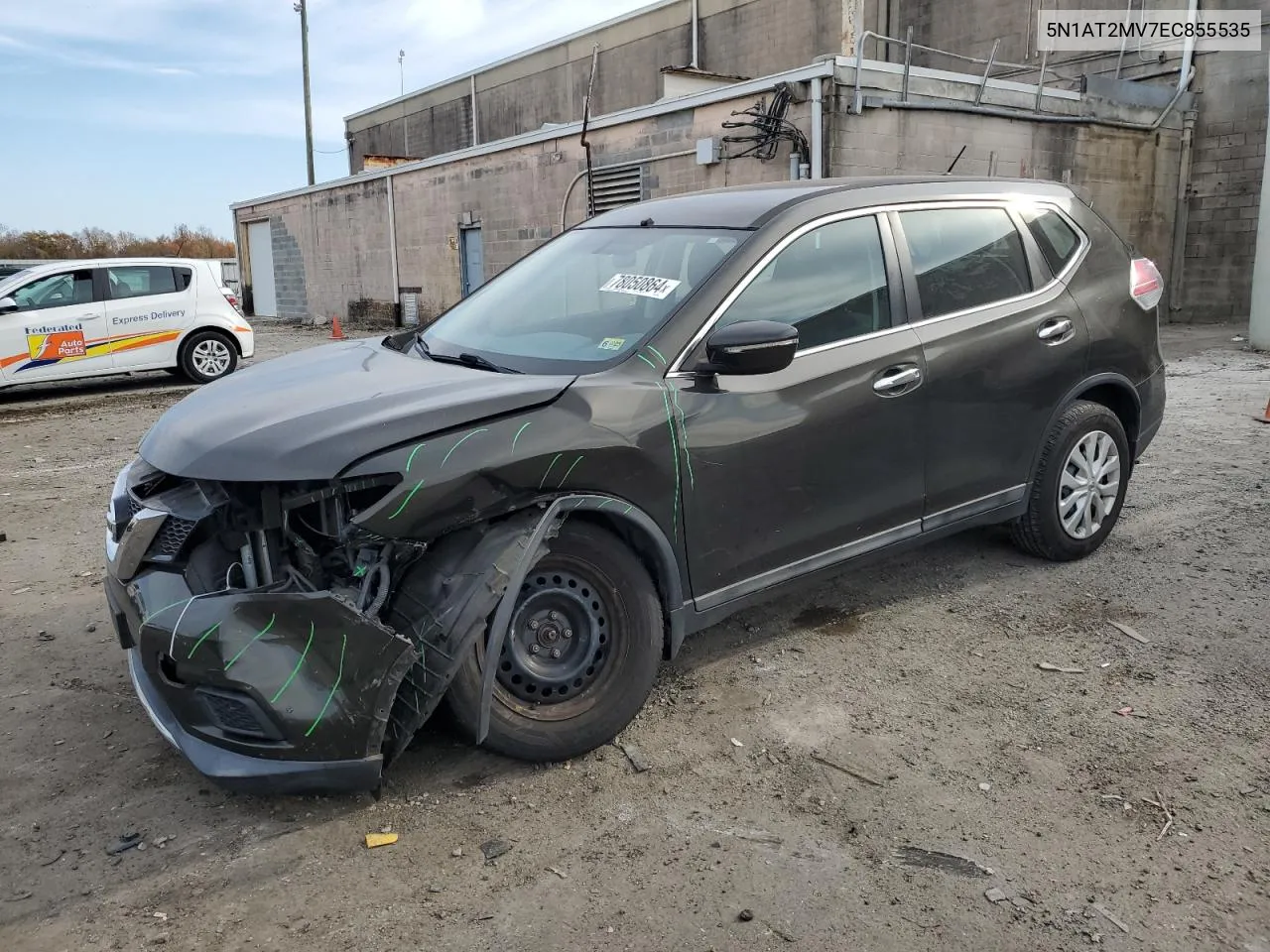 2014 Nissan Rogue S VIN: 5N1AT2MV7EC855535 Lot: 78050864