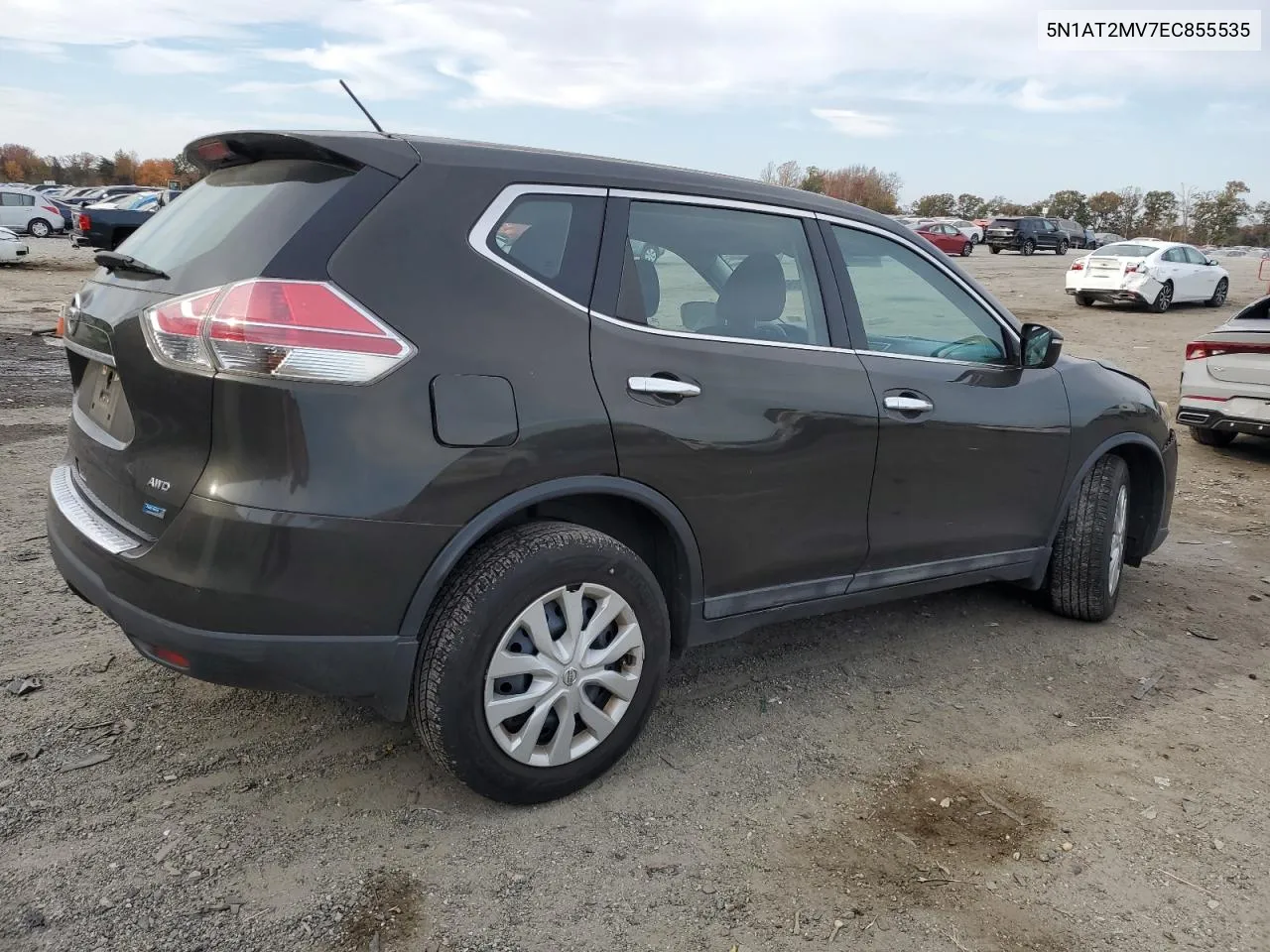 2014 Nissan Rogue S VIN: 5N1AT2MV7EC855535 Lot: 78050864