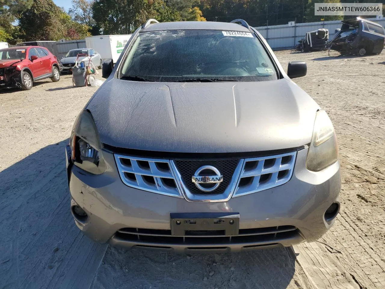 2014 Nissan Rogue Select S VIN: JN8AS5MT1EW606366 Lot: 78224604