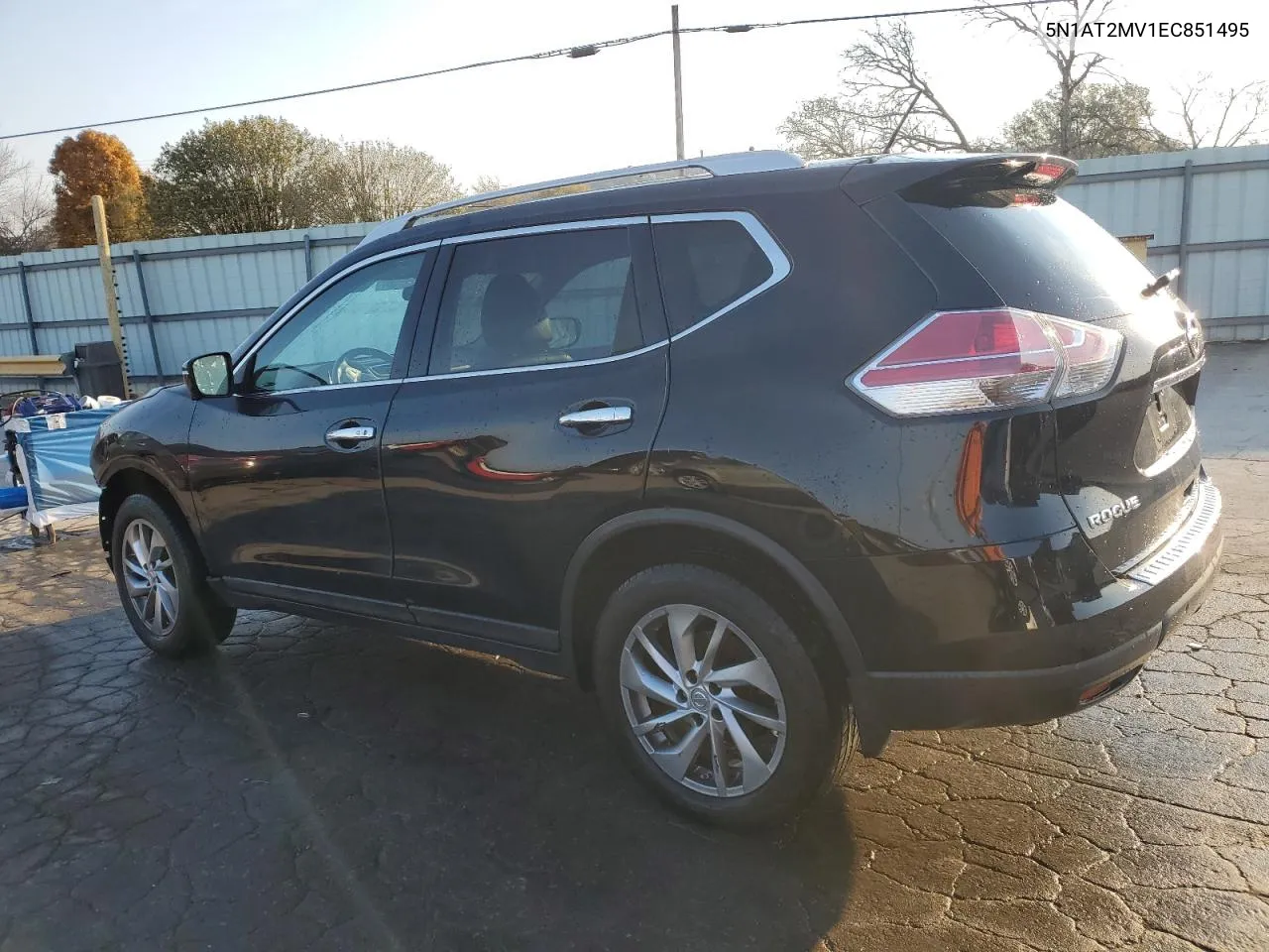 2014 Nissan Rogue S VIN: 5N1AT2MV1EC851495 Lot: 78227664