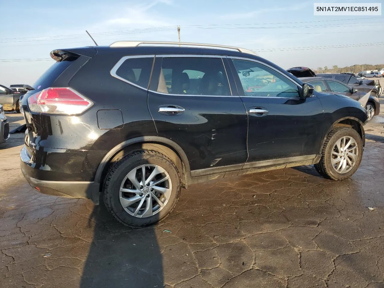 2014 Nissan Rogue S VIN: 5N1AT2MV1EC851495 Lot: 78227664