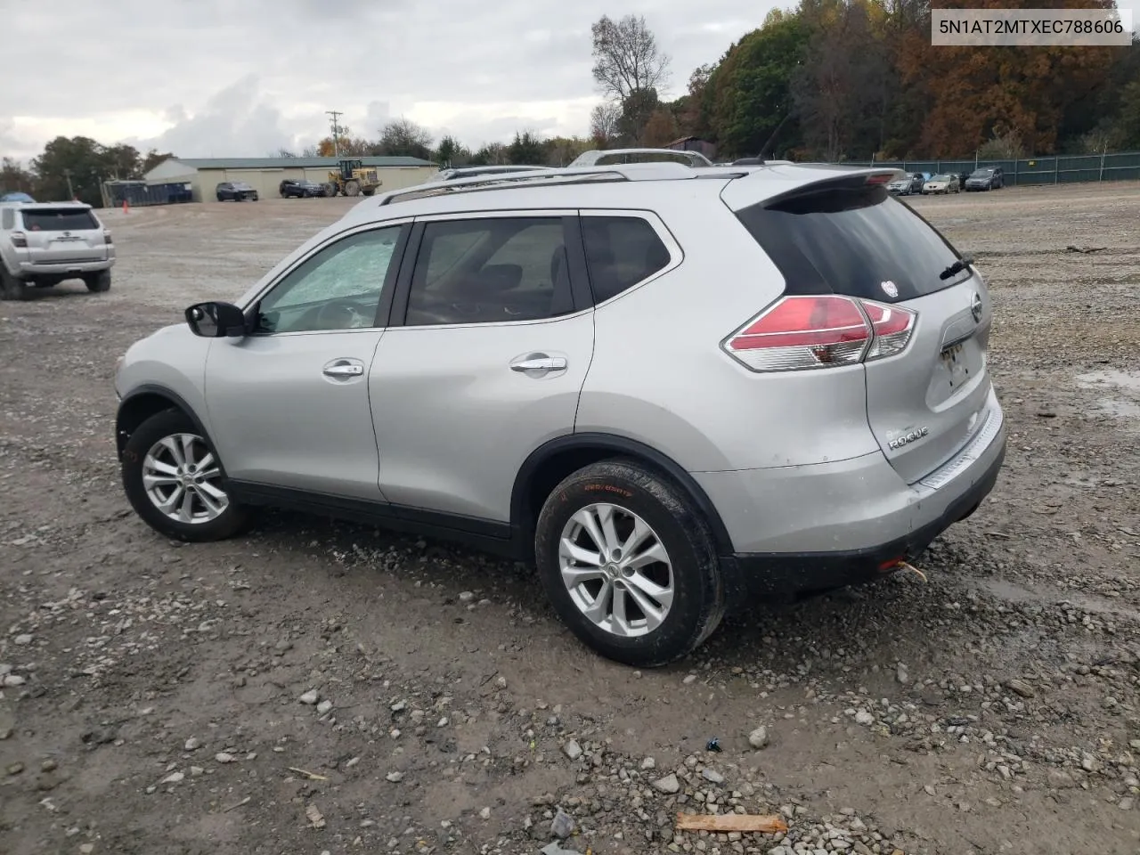 2014 Nissan Rogue S VIN: 5N1AT2MTXEC788606 Lot: 78429584