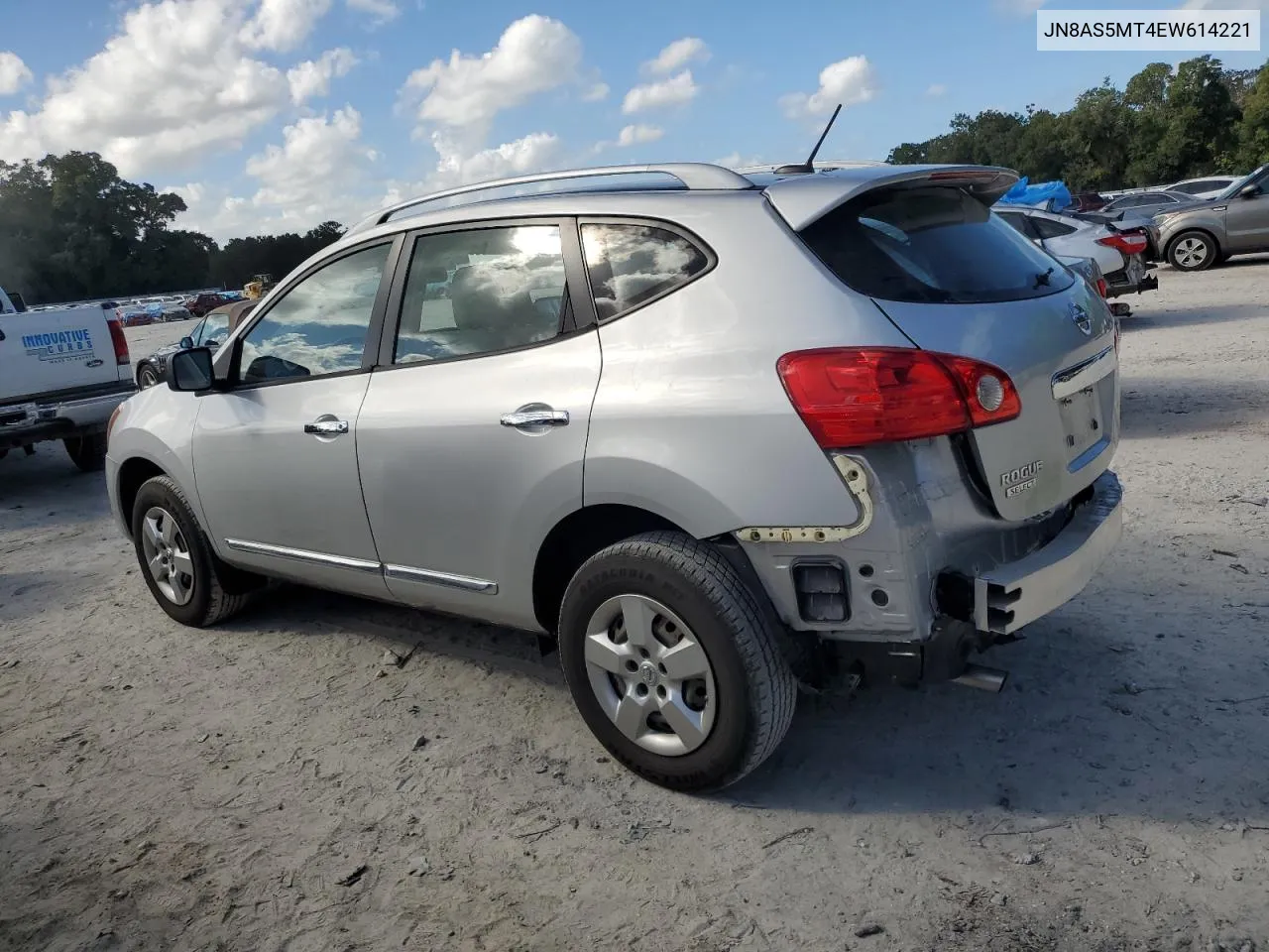 2014 Nissan Rogue Select S VIN: JN8AS5MT4EW614221 Lot: 78474964