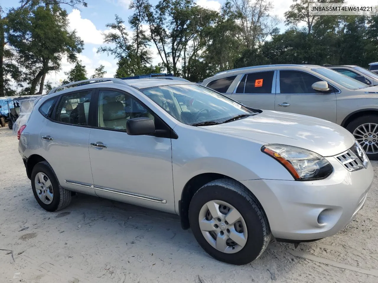 2014 Nissan Rogue Select S VIN: JN8AS5MT4EW614221 Lot: 78474964