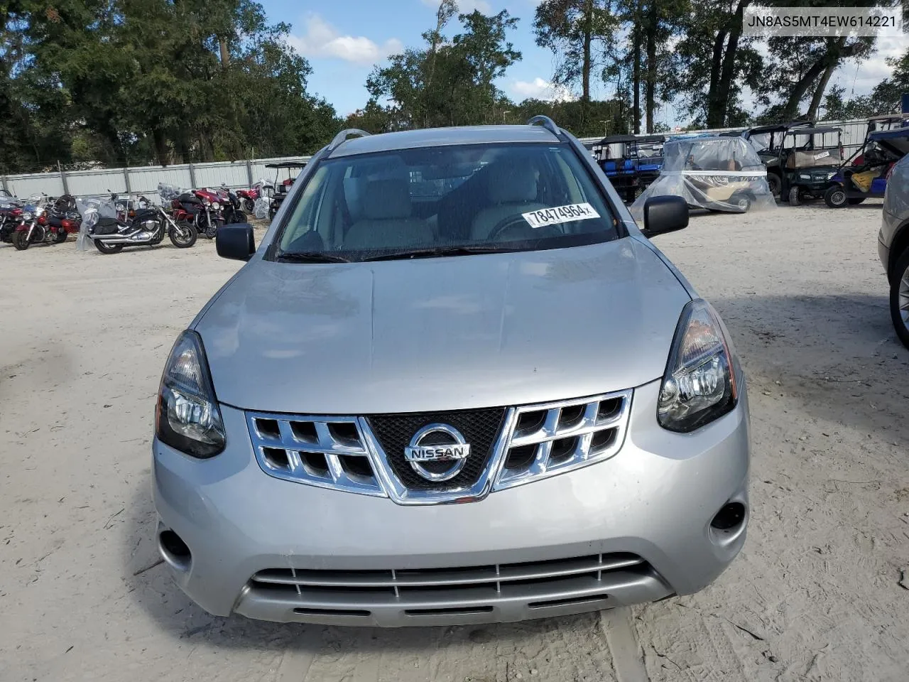 2014 Nissan Rogue Select S VIN: JN8AS5MT4EW614221 Lot: 78474964