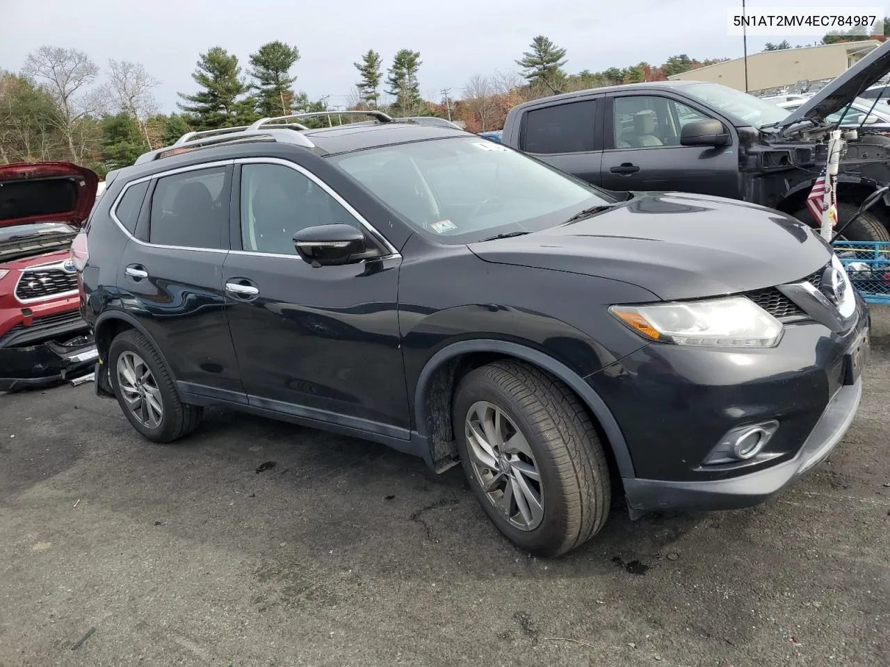 2014 Nissan Rogue S VIN: 5N1AT2MV4EC784987 Lot: 78783684