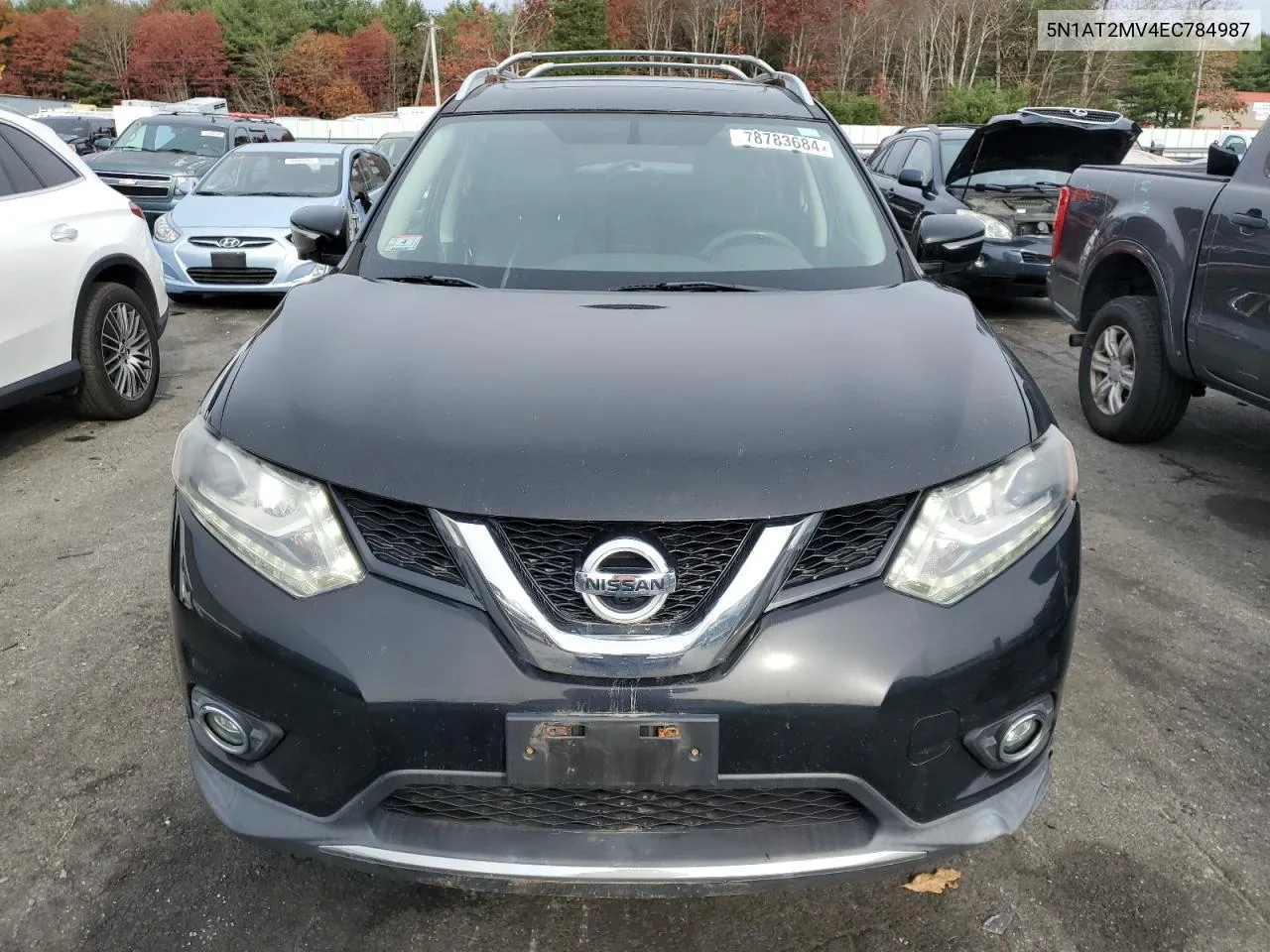 2014 Nissan Rogue S VIN: 5N1AT2MV4EC784987 Lot: 78783684