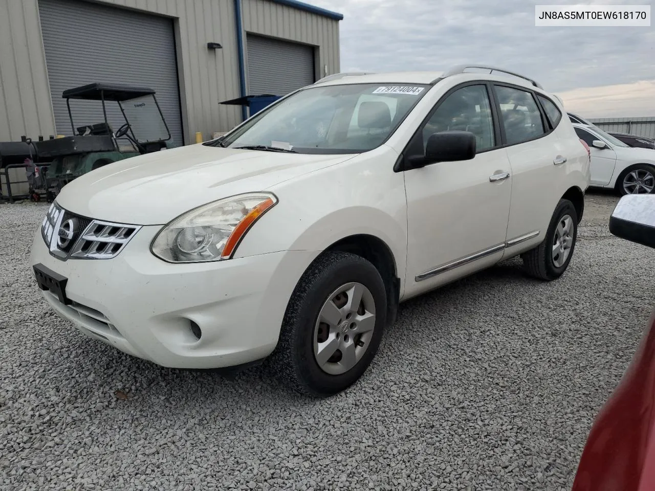 2014 Nissan Rogue Select S VIN: JN8AS5MT0EW618170 Lot: 79124004