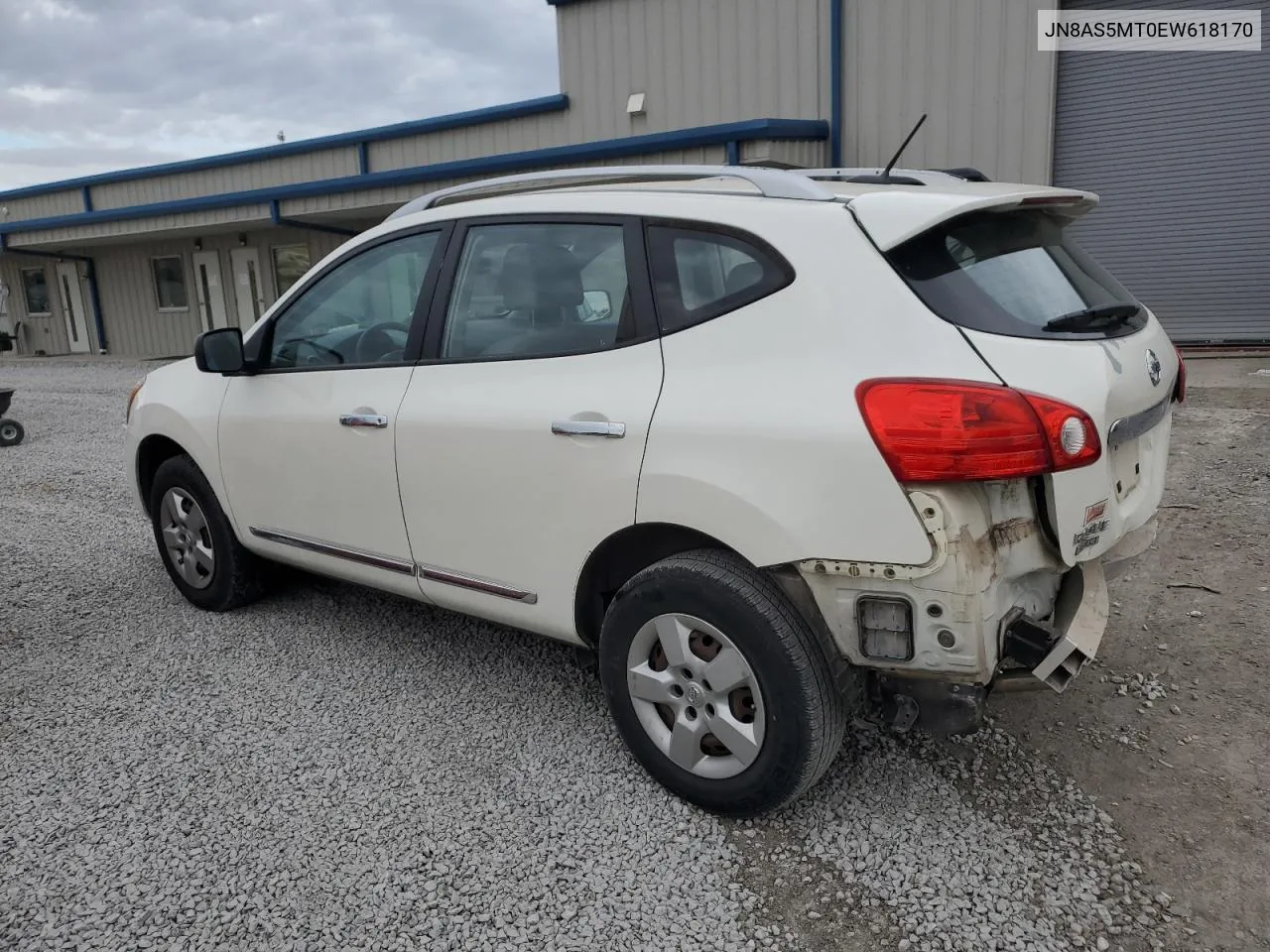 2014 Nissan Rogue Select S VIN: JN8AS5MT0EW618170 Lot: 79124004