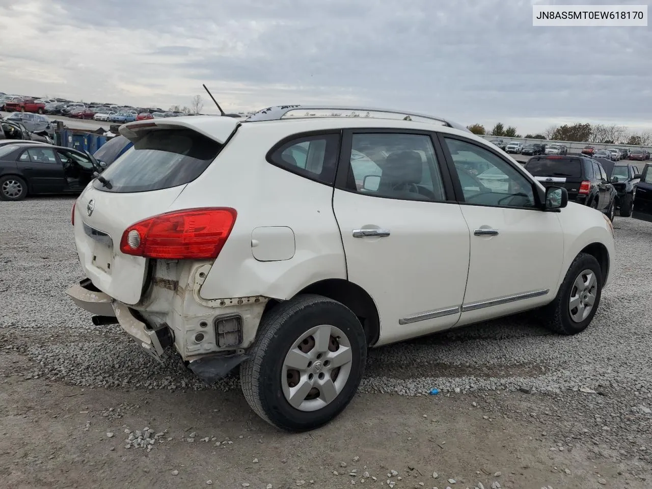 2014 Nissan Rogue Select S VIN: JN8AS5MT0EW618170 Lot: 79124004