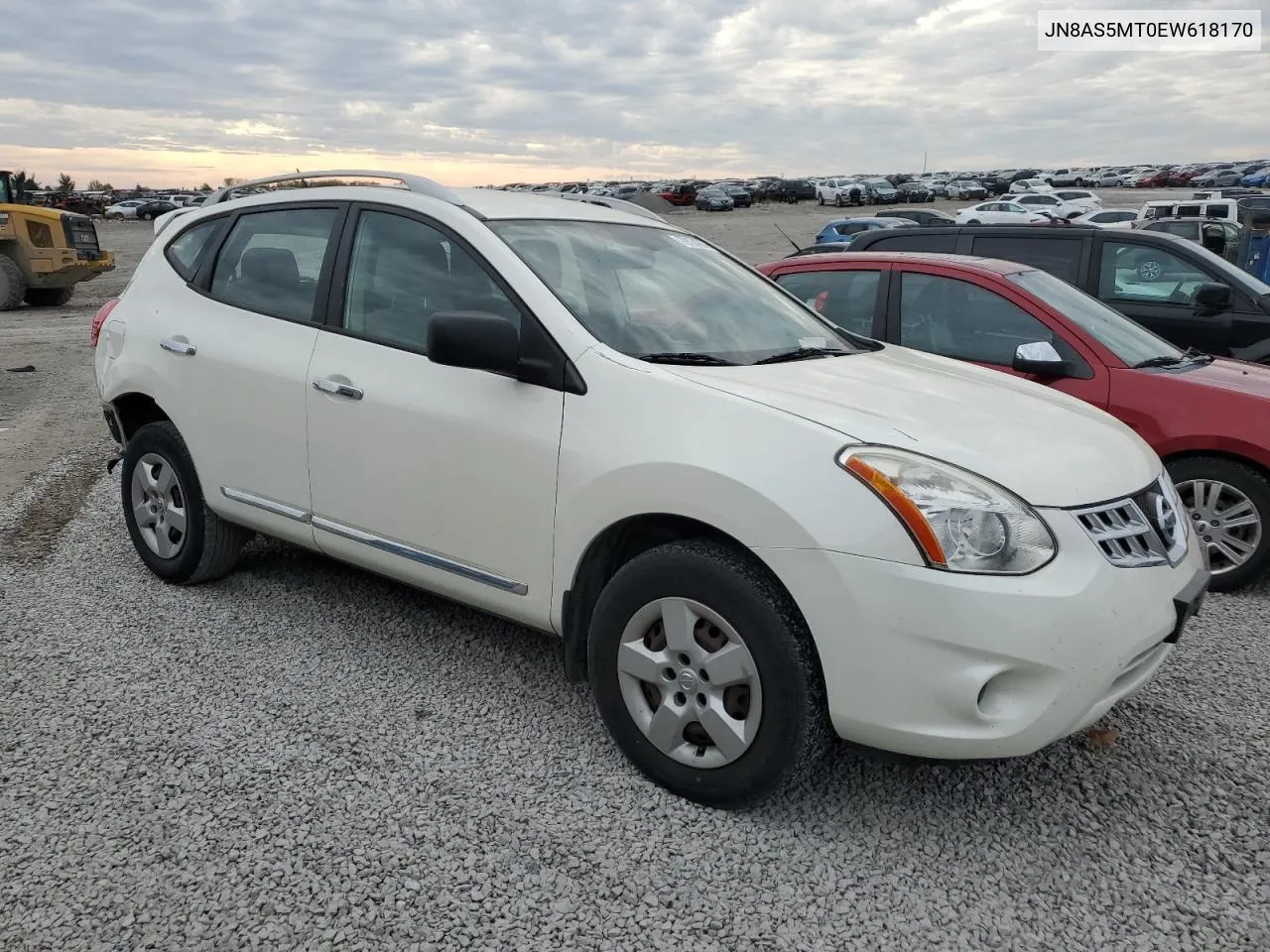 2014 Nissan Rogue Select S VIN: JN8AS5MT0EW618170 Lot: 79124004