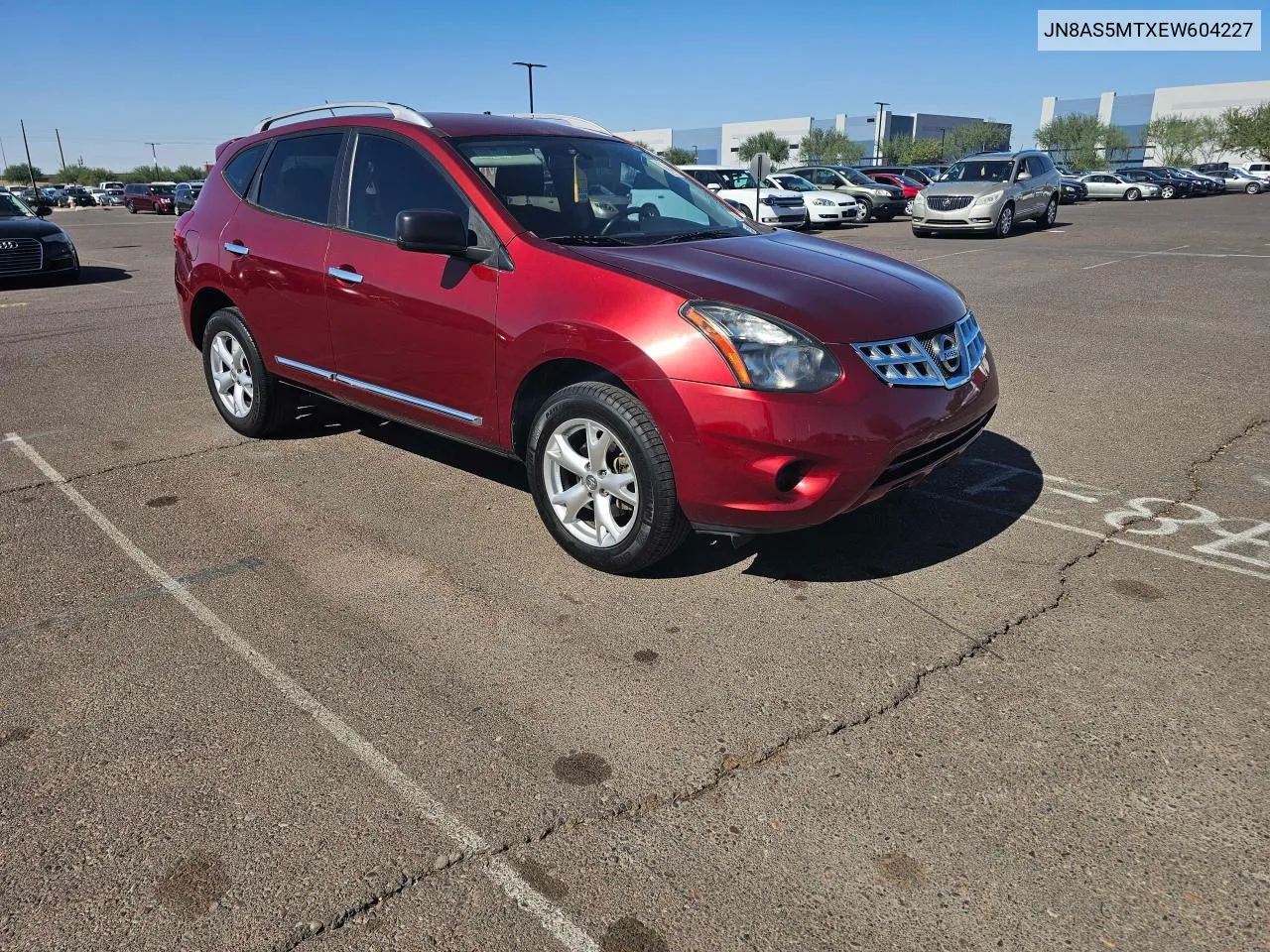 2014 Nissan Rogue Select S VIN: JN8AS5MTXEW604227 Lot: 79147674