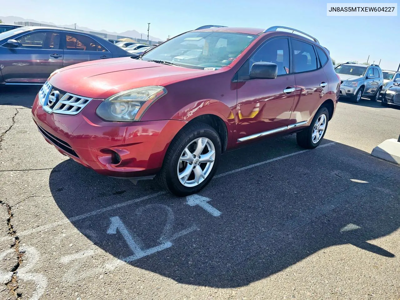 2014 Nissan Rogue Select S VIN: JN8AS5MTXEW604227 Lot: 79147674