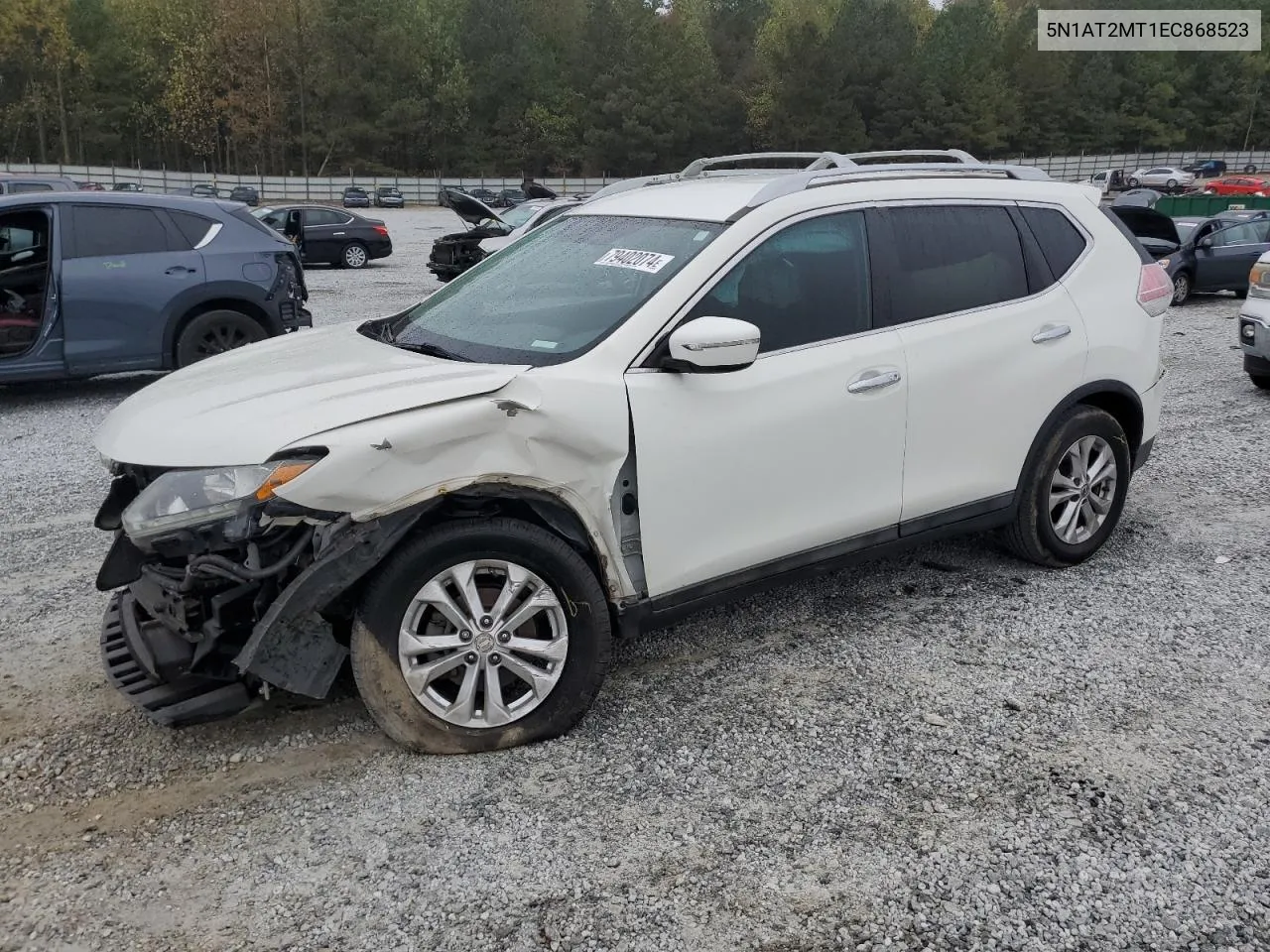 2014 Nissan Rogue S VIN: 5N1AT2MT1EC868523 Lot: 79402074