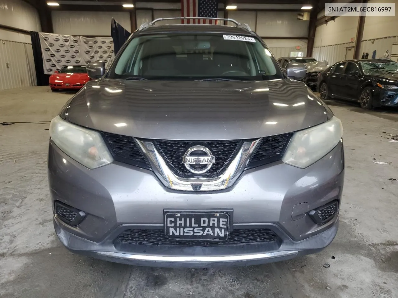 2014 Nissan Rogue S VIN: 5N1AT2ML6EC816997 Lot: 79643024