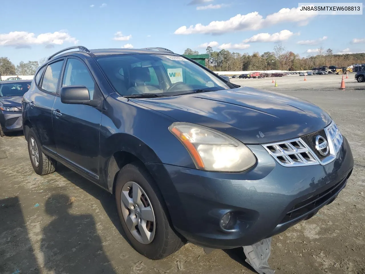 2014 Nissan Rogue Select S VIN: JN8AS5MTXEW608813 Lot: 80209284