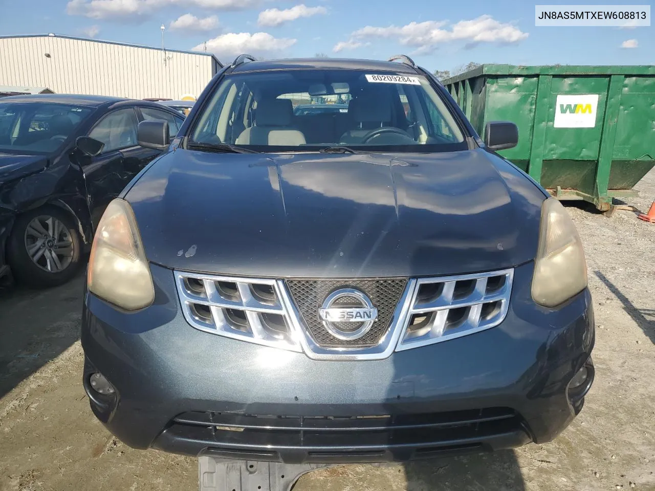 2014 Nissan Rogue Select S VIN: JN8AS5MTXEW608813 Lot: 80209284