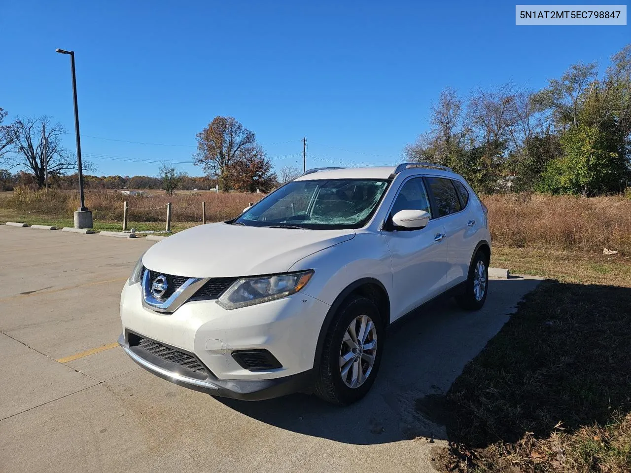 2014 Nissan Rogue S VIN: 5N1AT2MT5EC798847 Lot: 80453394