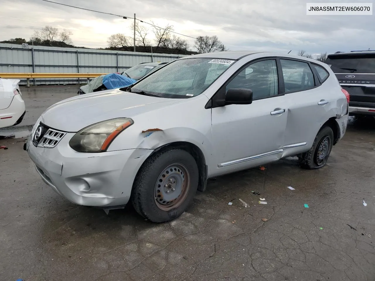 2014 Nissan Rogue Select S VIN: JN8AS5MT2EW606070 Lot: 80534604