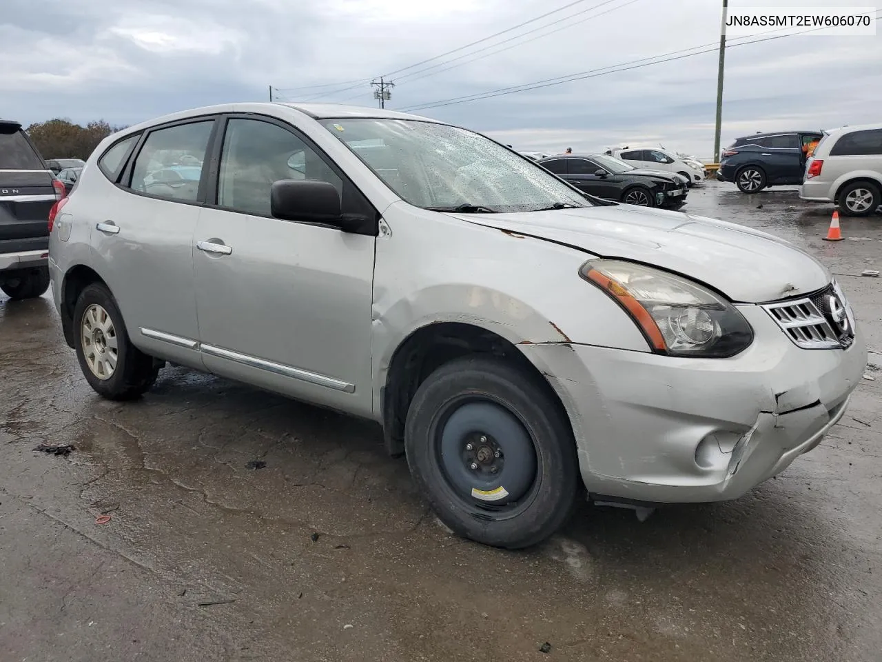 2014 Nissan Rogue Select S VIN: JN8AS5MT2EW606070 Lot: 80534604