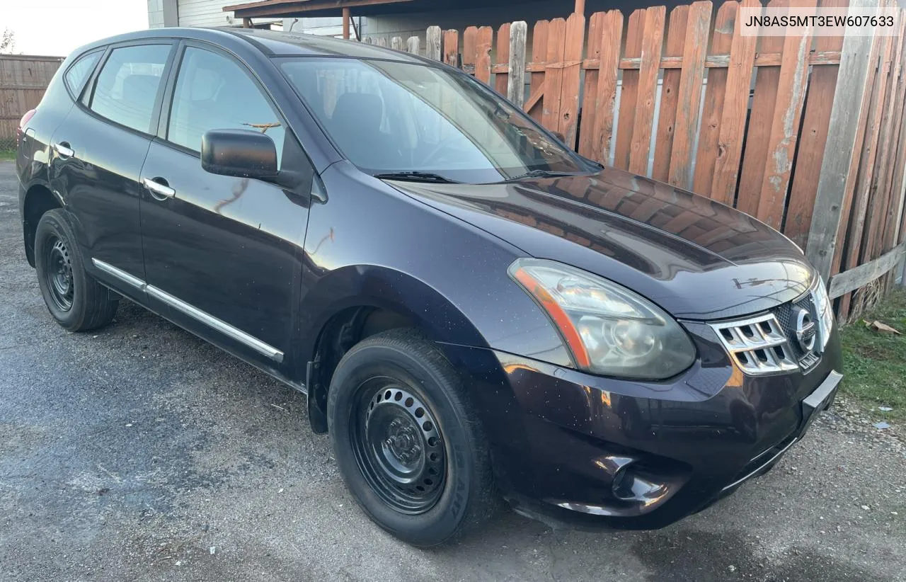 2014 Nissan Rogue Select S VIN: JN8AS5MT3EW607633 Lot: 80994154