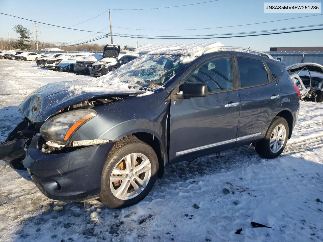 2015 Nissan Rogue Select S VIN: JN8AS5MV4FW261286 Lot: 38013324