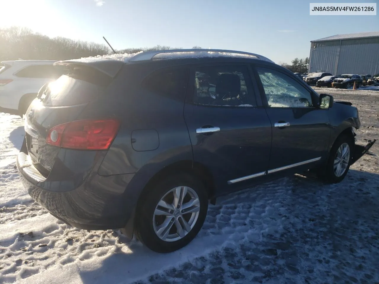 2015 Nissan Rogue Select S VIN: JN8AS5MV4FW261286 Lot: 38013324