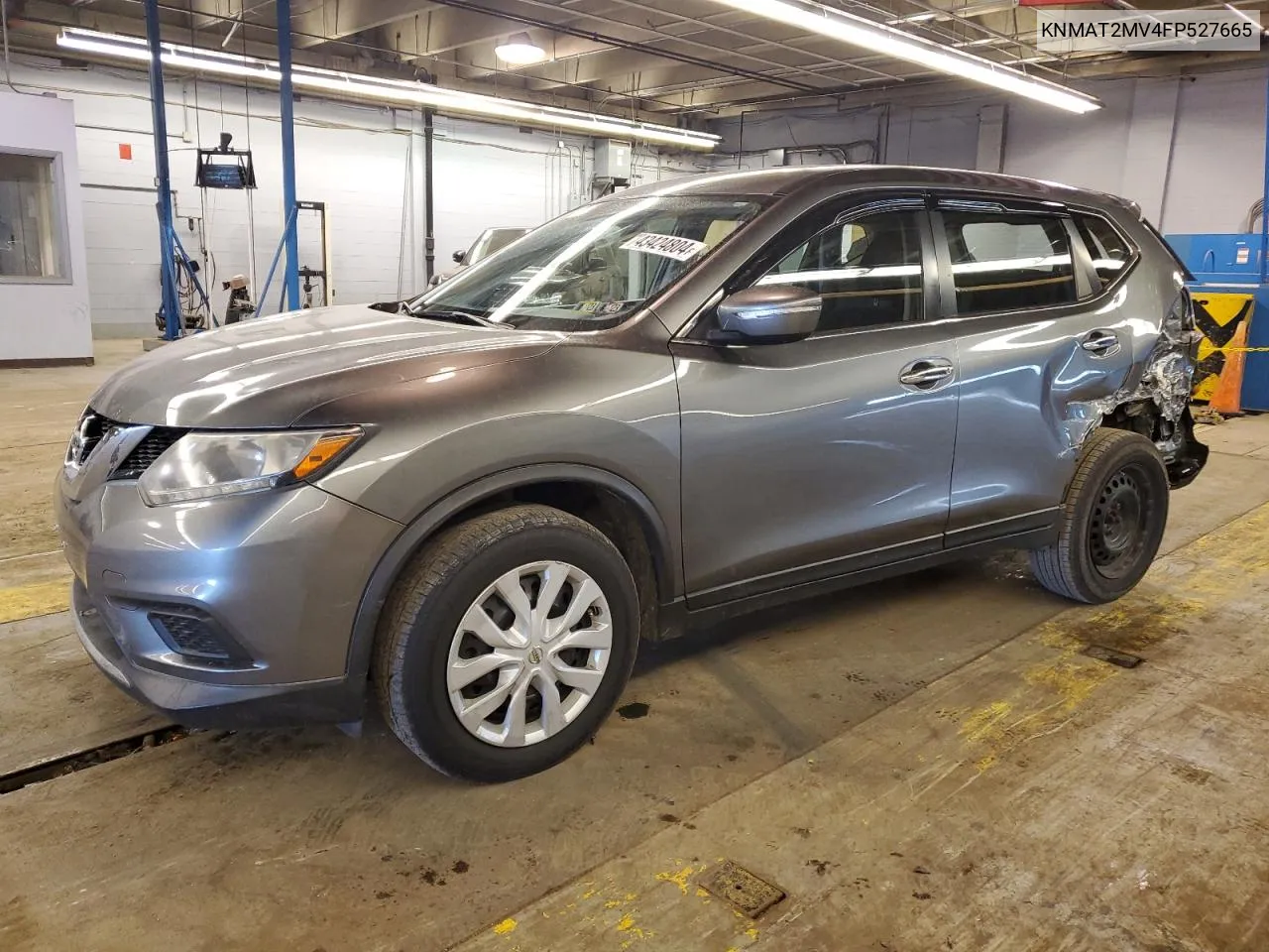 2015 Nissan Rogue S VIN: KNMAT2MV4FP527665 Lot: 43424804