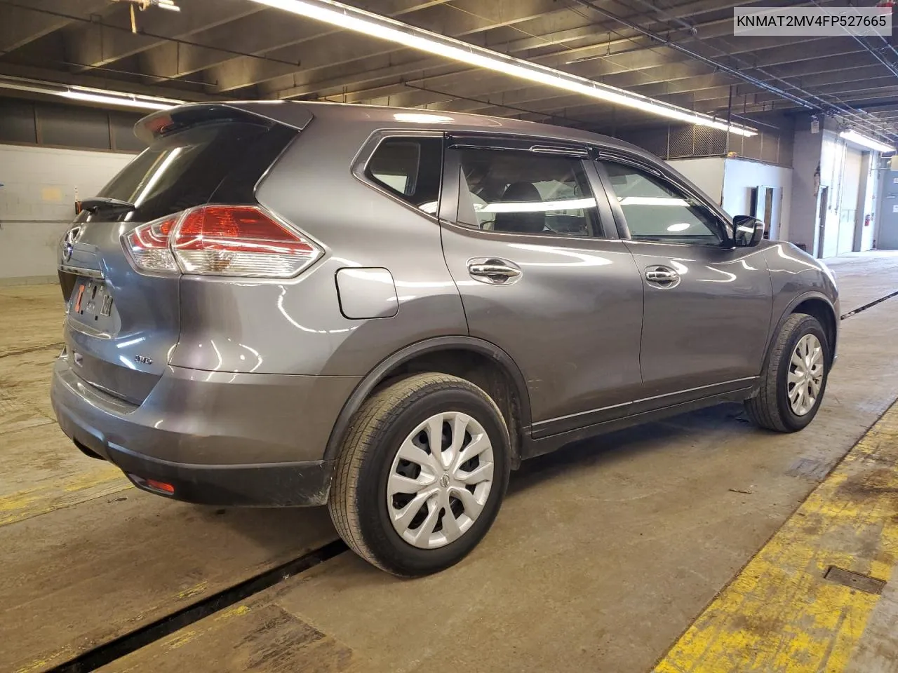 2015 Nissan Rogue S VIN: KNMAT2MV4FP527665 Lot: 43424804