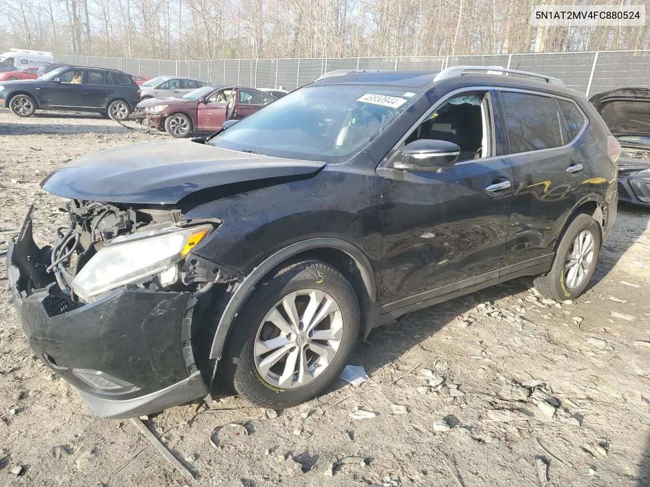 2015 Nissan Rogue S VIN: 5N1AT2MV4FC880524 Lot: 46850944