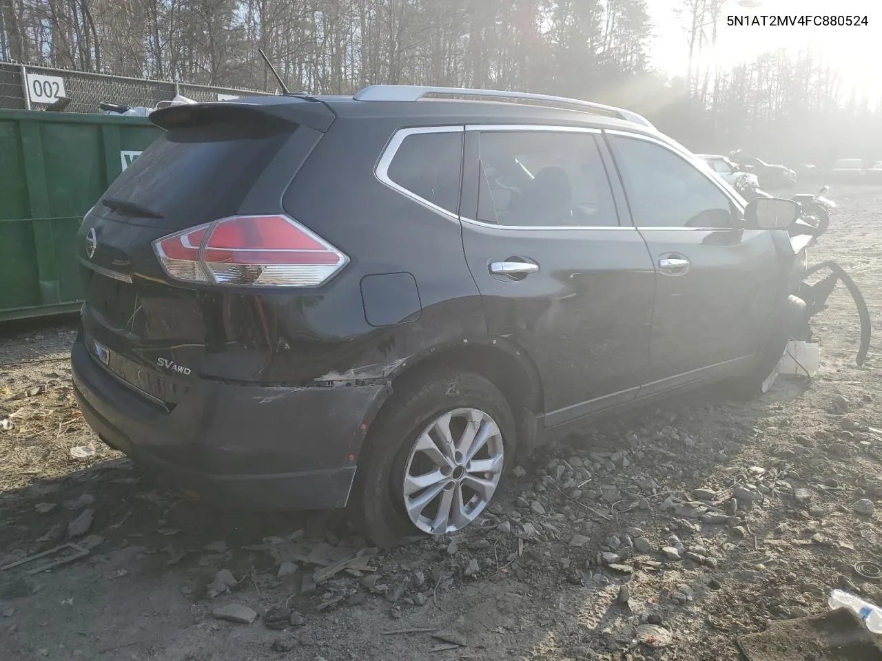 2015 Nissan Rogue S VIN: 5N1AT2MV4FC880524 Lot: 46850944