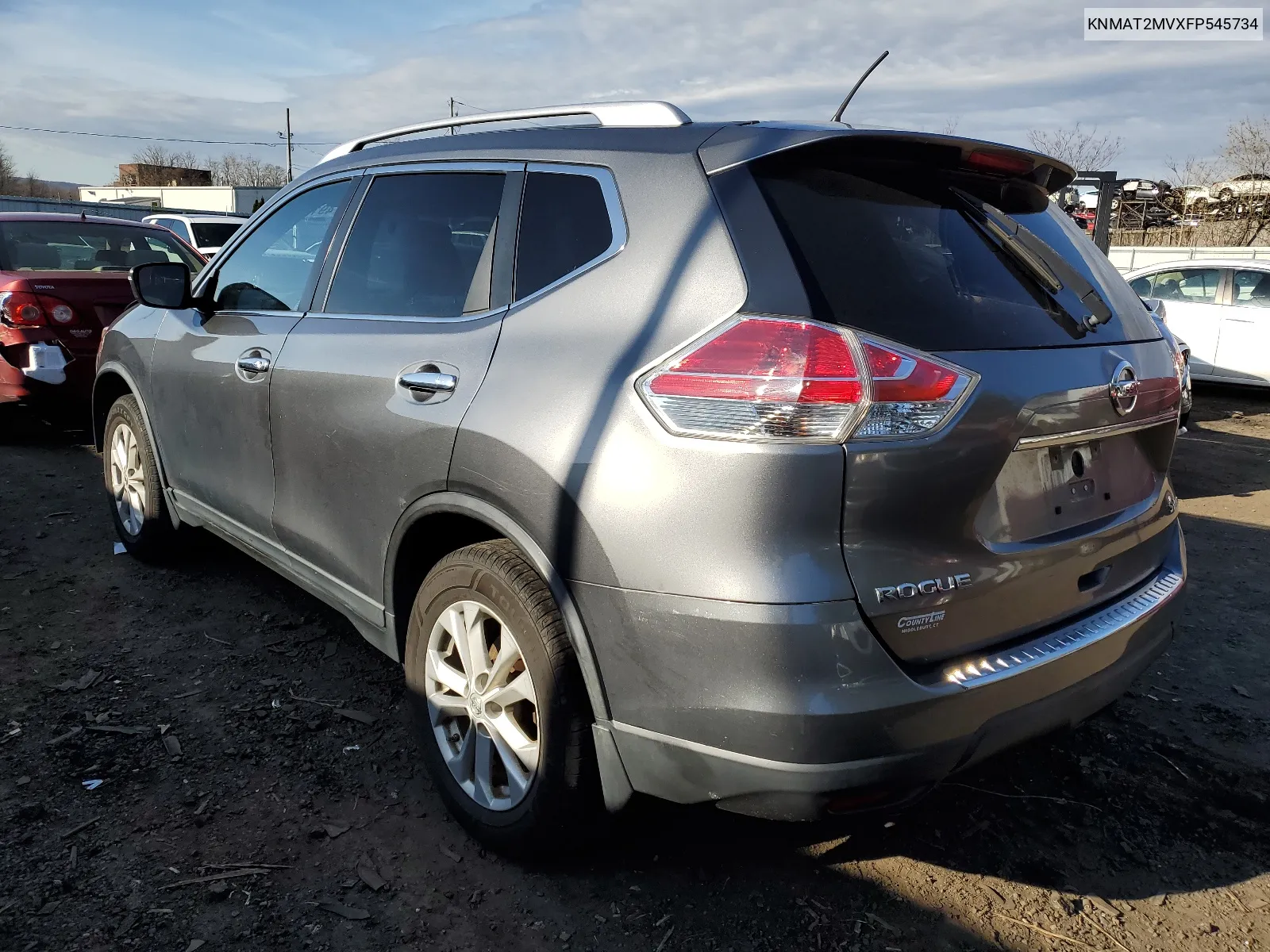 2015 Nissan Rogue S VIN: KNMAT2MVXFP545734 Lot: 49150434