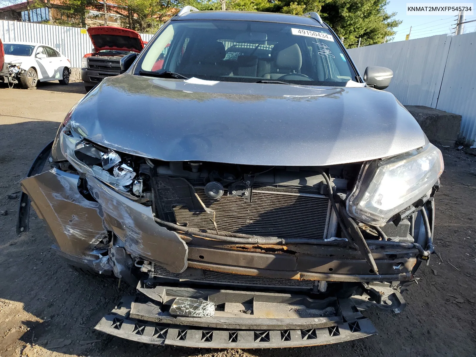 KNMAT2MVXFP545734 2015 Nissan Rogue S