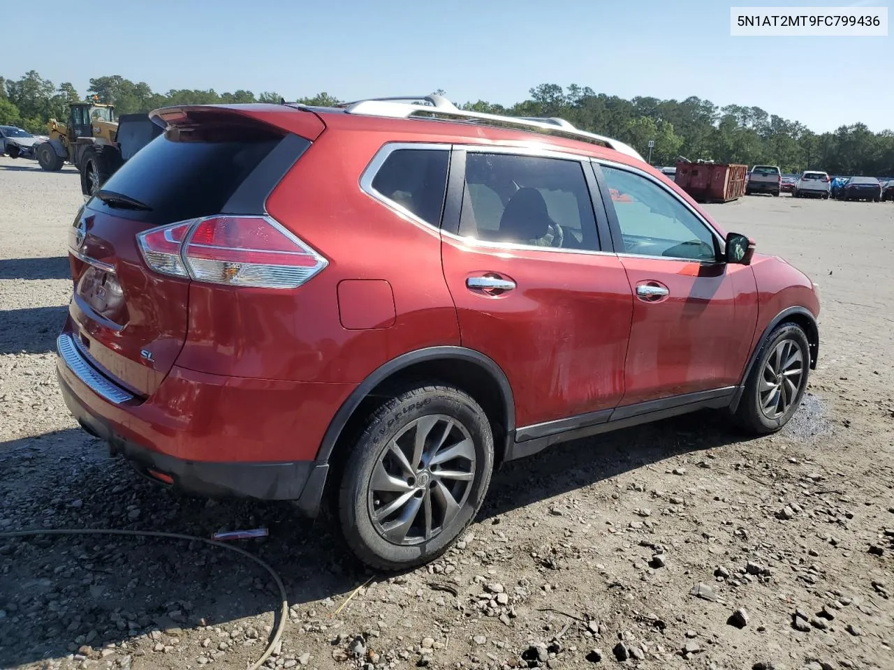 2015 Nissan Rogue S VIN: 5N1AT2MT9FC799436 Lot: 52158504