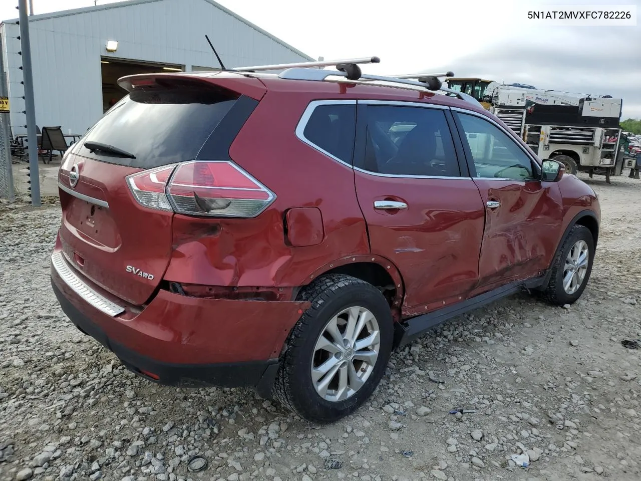 2015 Nissan Rogue S VIN: 5N1AT2MVXFC782226 Lot: 53971094