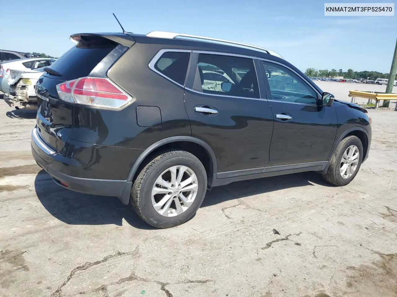 2015 Nissan Rogue S VIN: KNMAT2MT3FP525470 Lot: 55392744