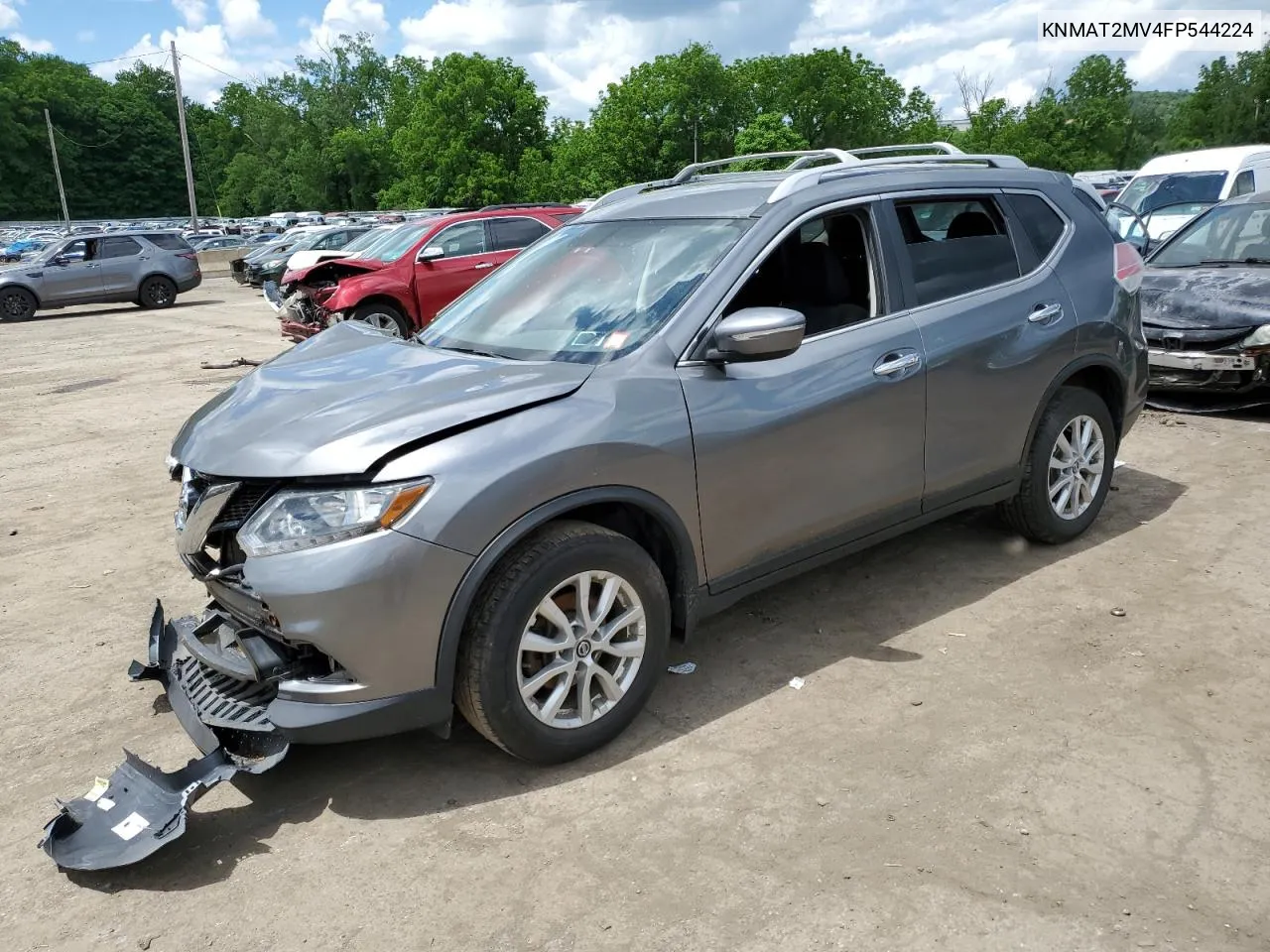 2015 Nissan Rogue S VIN: KNMAT2MV4FP544224 Lot: 56450074