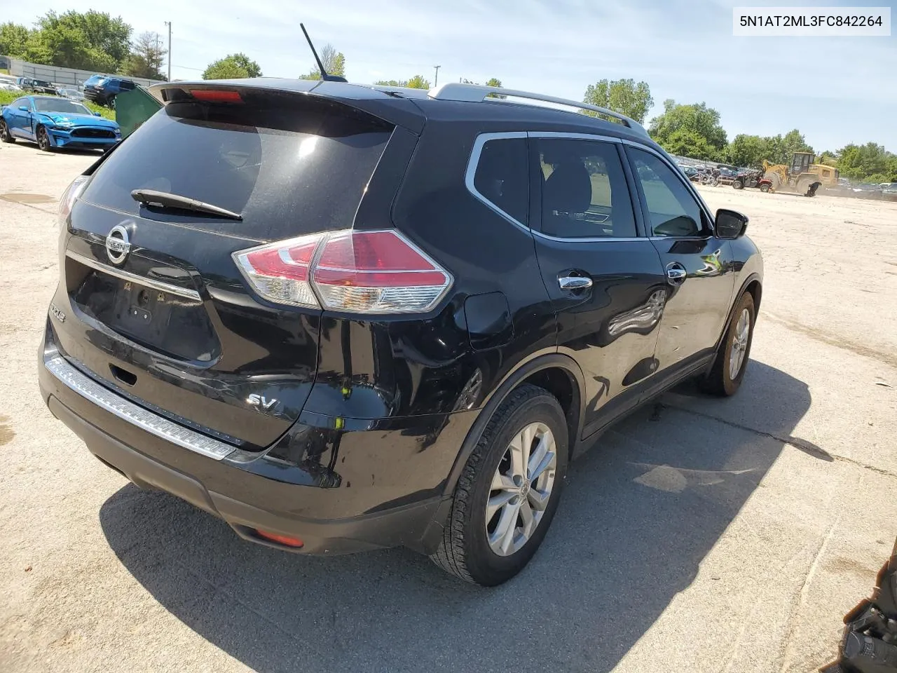 2015 Nissan Rogue S VIN: 5N1AT2ML3FC842264 Lot: 56764364