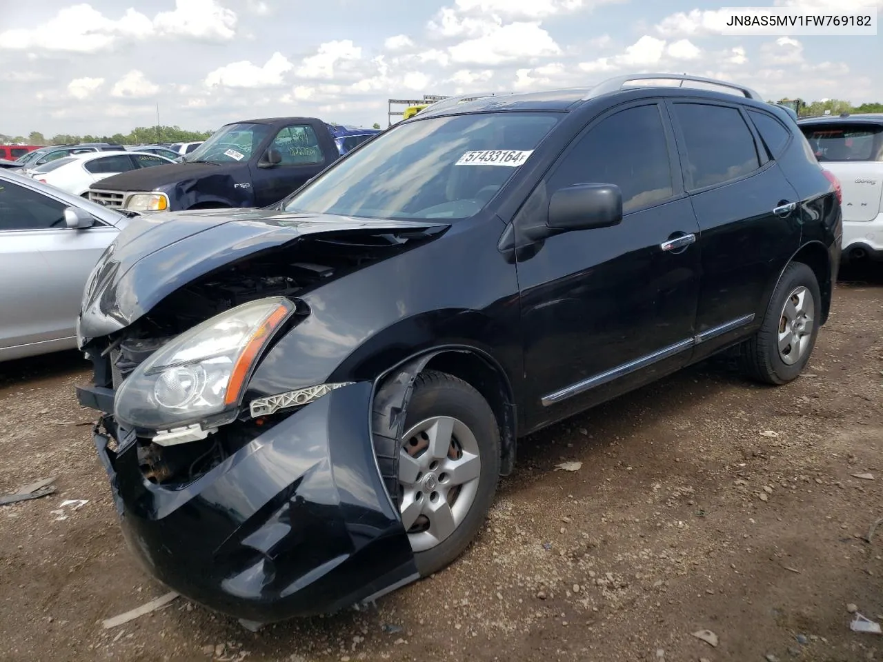 2015 Nissan Rogue Select S VIN: JN8AS5MV1FW769182 Lot: 57433164