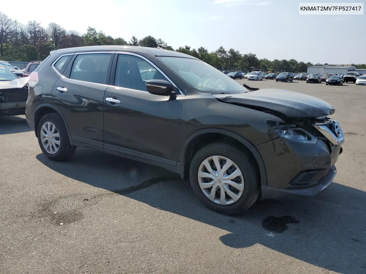 2015 Nissan Rogue S VIN: KNMAT2MV7FP527417 Lot: 57726254