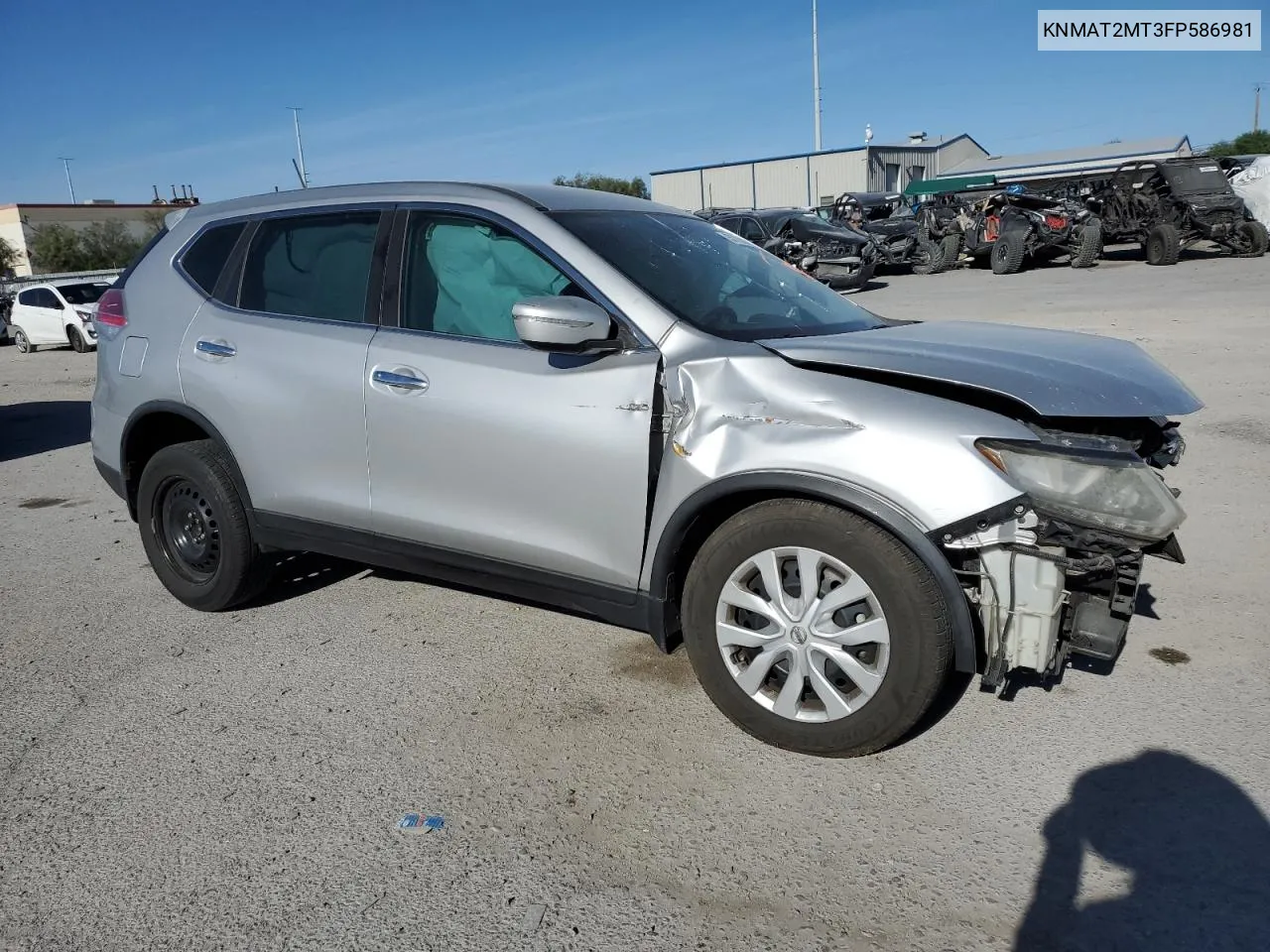 KNMAT2MT3FP586981 2015 Nissan Rogue S