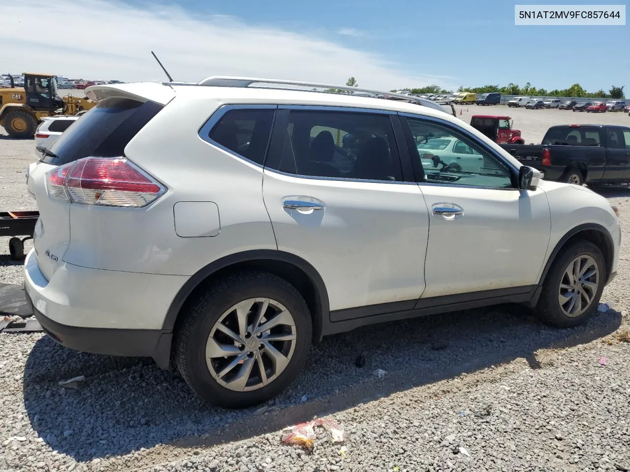 2015 Nissan Rogue S VIN: 5N1AT2MV9FC857644 Lot: 58811034